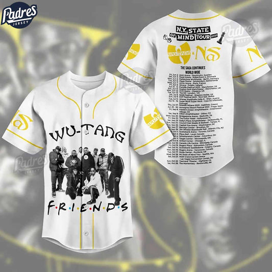Wu-Tang Ny State Of Mind Tour 2023 Baseball Jersey - Padres Jersey Oasis: Elevate Your Baseball Style Game