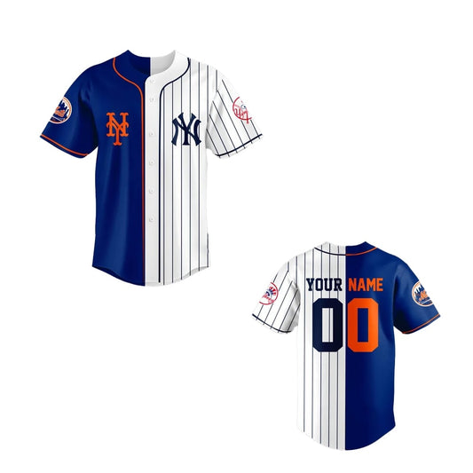 Yankees x Mets Subway Series Baseball Jersey 2025 - Grishko.com