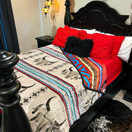 ZDouble Sided Full Size Denver Blanket