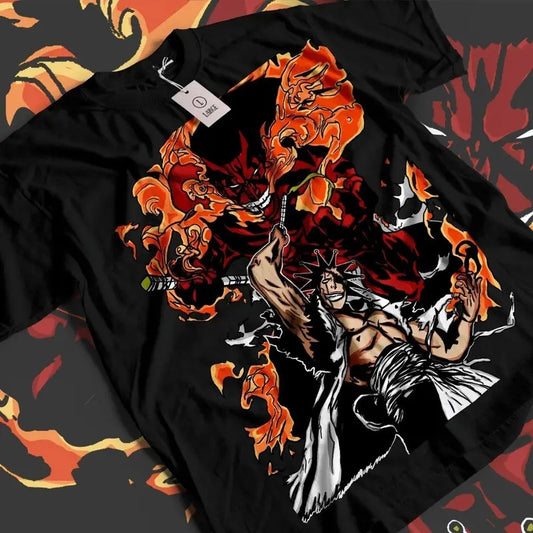 Zaraki Kenpachi Bleach Ichigo Bankai Anime Unisex Tshirt T-Shirt Tee ALL SIZES