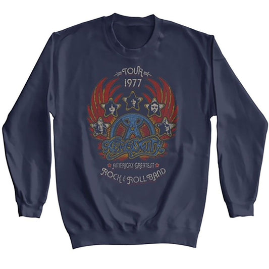 Aerosmith - Tour 1977 Distressy Sweatshirt