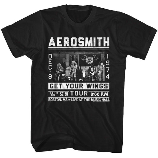 Aerosmith - Wings Tour 64 Boyfriend Tee