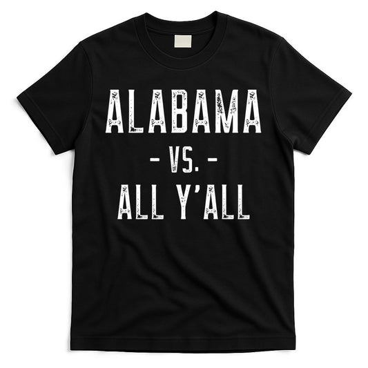 Alabama Vs. All Yâ€™all Sports Weathered Vintage Southern T-Shirt