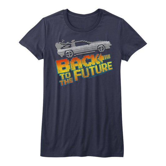Back To The Future - 8Bit To The Future Womens T-Shirt