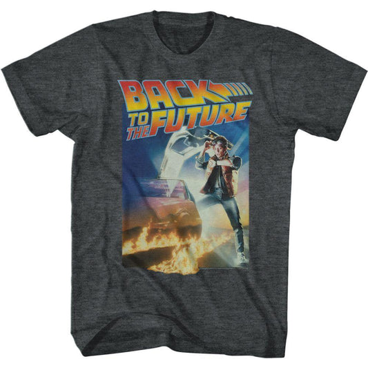 Back To The Future - Poster With A Gig Logo Boyfriend Tee