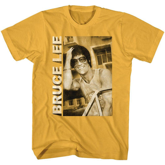 Bruce Lee - Casual Smiling Boyfriend Tee