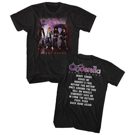 Cinderella Night Songs Album T-Shirt