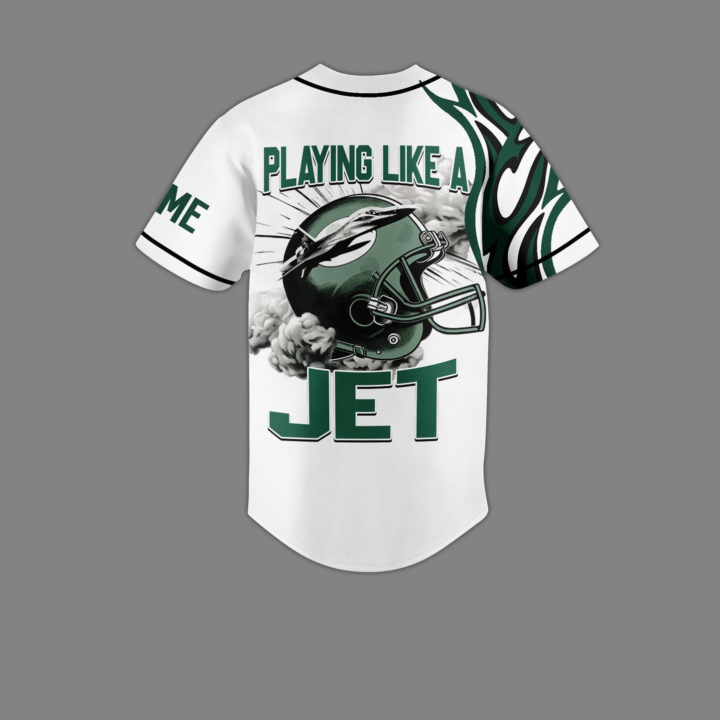 Classic Custom Shirt New York Jets Baseball Jersey