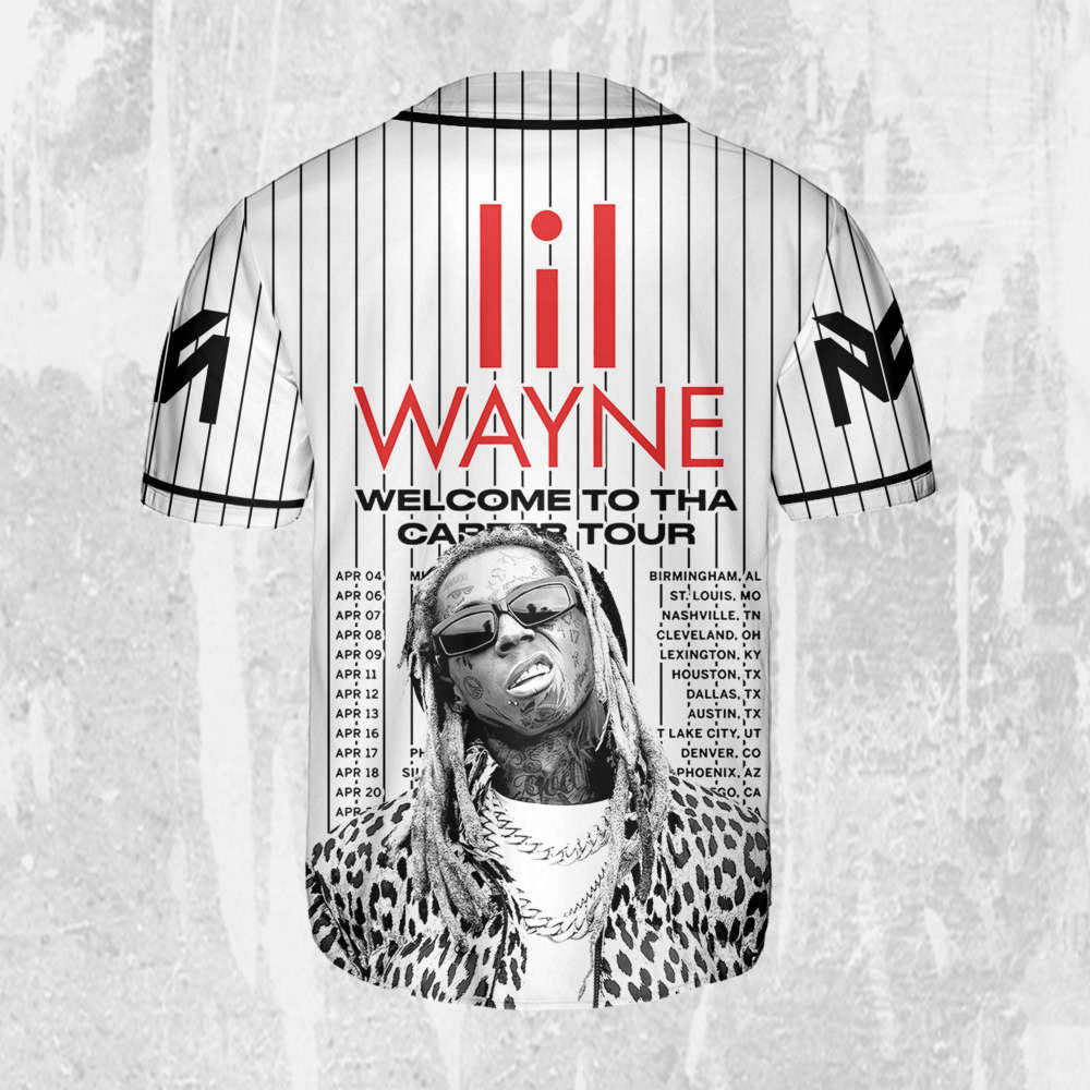 Custom Lil Wayne The Carter Tour 2023 Jersey – Personalized Music Baseball Shirt - Aopprinter