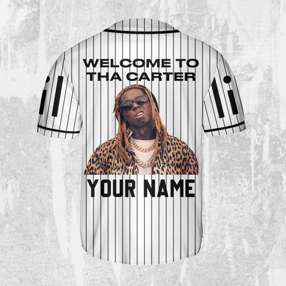 Custom Lil Wayne Welcome to the Carter Rap Tour Jersey - Personalized Music Baseball Shirt - Aopprinter