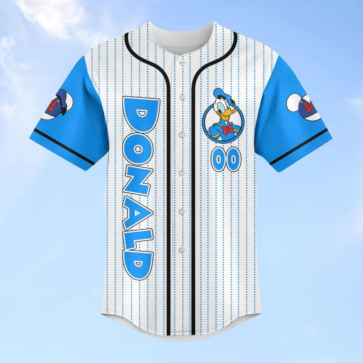 Custom Name Donald Disney Family Vacation 2025 Baseball Jersey