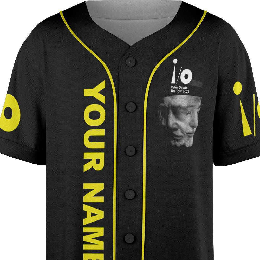 Custom Name Peter Gabriel 73rd Anniversary 1950-2023 Tour Music Baseball Jersey - lylyprint.com