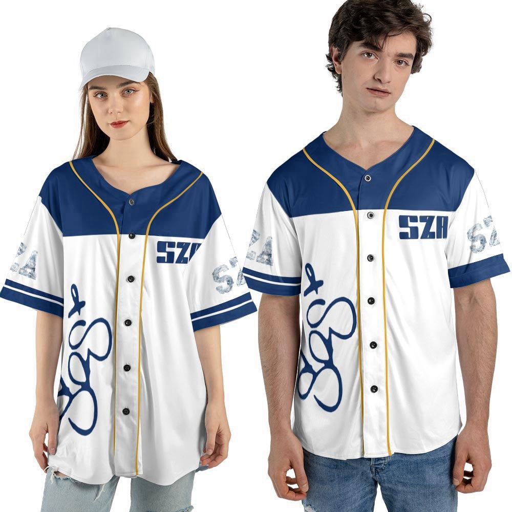 Custom Name SZA Music Baseball Jersey For Men Women, Sza Sos Album Signature Tour - lylyprint.com