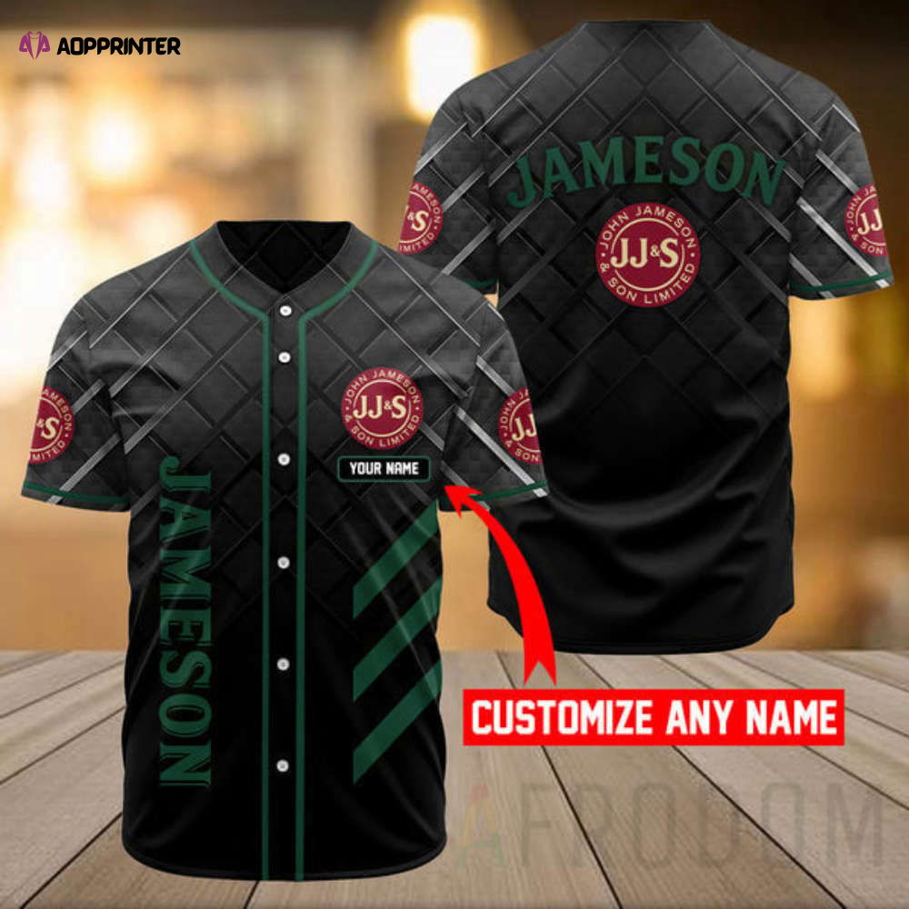 Custom Vintage Jameson Baseball Jersey - Personalized Retro Sports Apparel - Aopprinter
