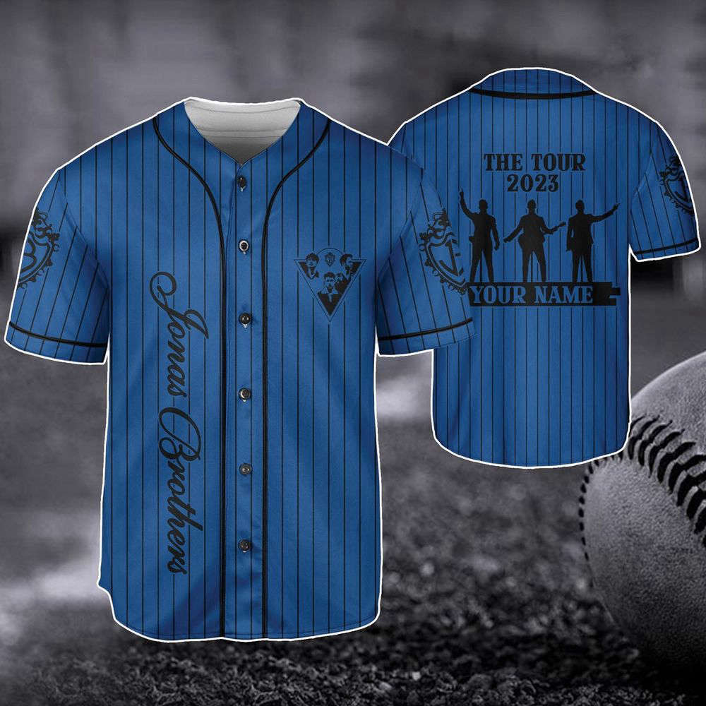 Customized Jonas Brothers The Tour 2023 Baseball Jersey For Men Women, 5 Album 1 Night Tour - lylyprint.com