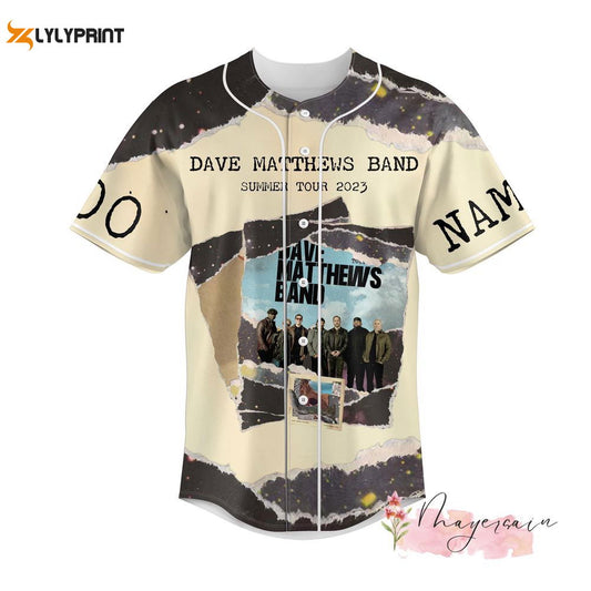 Dave Matthews Band Summer Tour 2023 Baseball Jersey - lylyprint.com