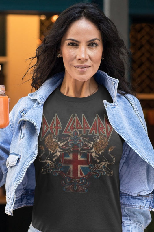 Def Leppard Defcrest Boyfriend Tee