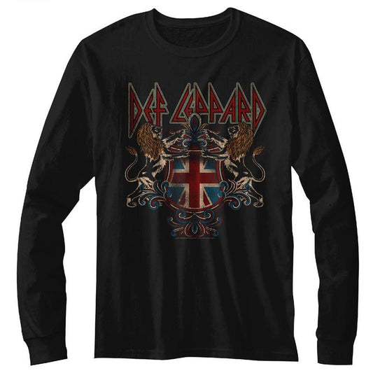 Def Leppard Defcrest Long Sleeve Boyfriend Tee