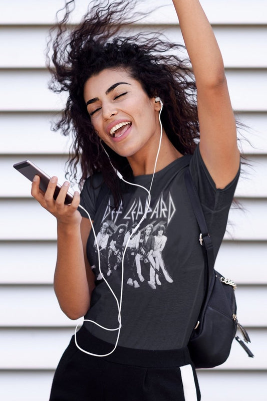 Def Leppard Deflep Boyfriend Tee