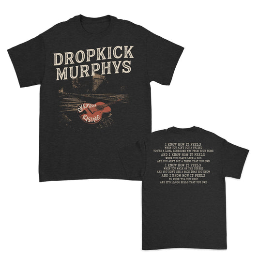 Okemah Rising Cover T-Shirt (Vintage Black)
