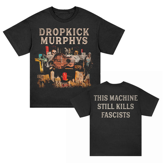 This Machine Kills Fascists Cover REDUX 2025 T-Shirt (Black)