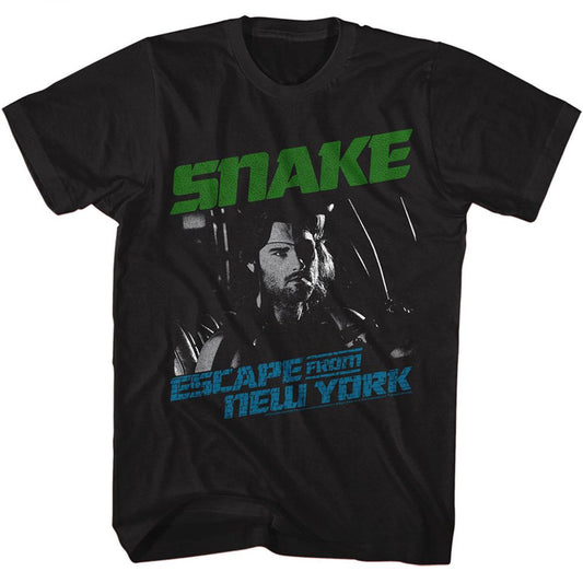 Escape From New York - Escape From New York Snake Driving T-Shirt