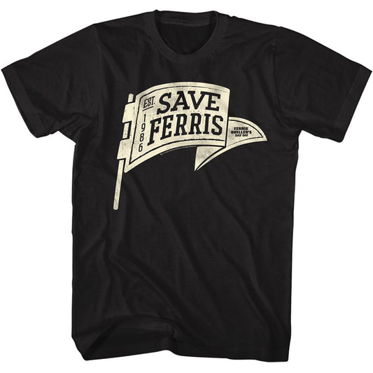 Ferris Beuller's Day Off - Save Ferris Pennant T-shirt