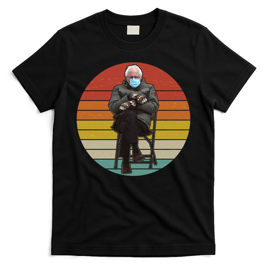 Funny Vintage Bernie Sanders Mitten Meme T-Shirt