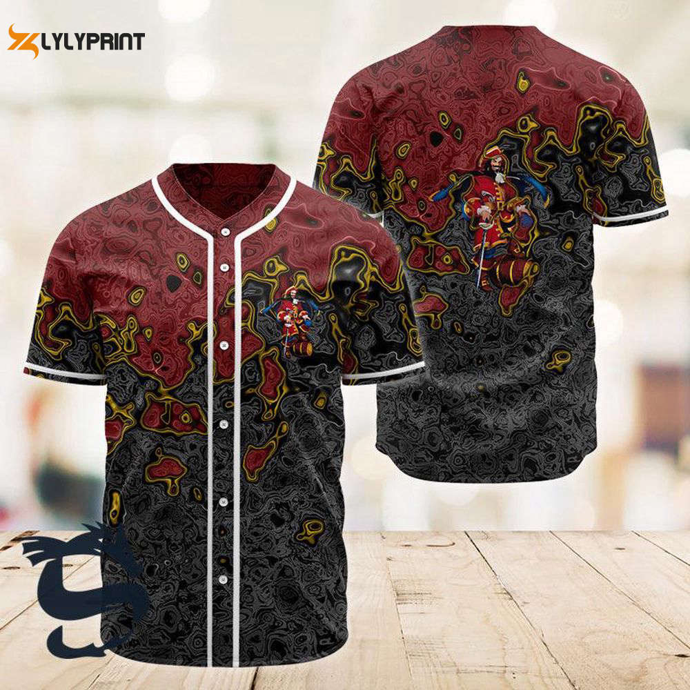 Holographic Colorful Captain Morgan Baseball Jersey - lylyprint.com