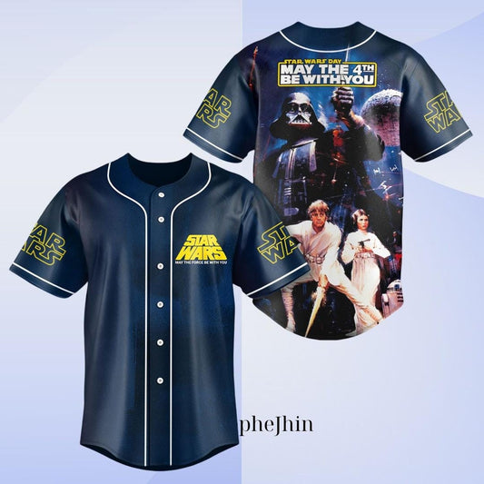 Star Wars May 4th Be With You Baseball Jersey, Classic Characters Shirt, Star Wars Day Gift