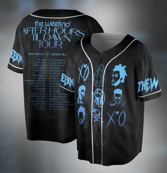 The Weeknd Tour 2025 Baseball Jersey