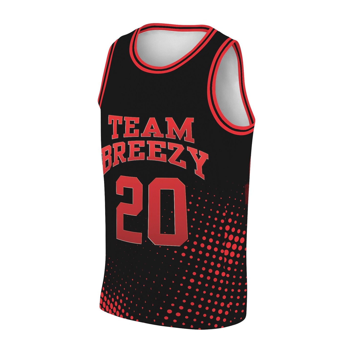 Chris Brown Breezy Bowl Tour Baseketball Jersey