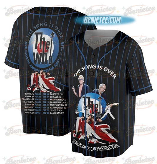 The Who Jersey, New The Song Is Over Hot Tour 2025 Fan Gift
