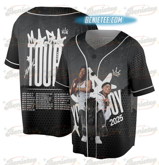 NBA Youngboy Masa Tour Baseball Jersey