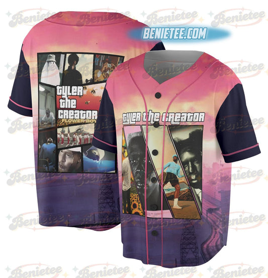 Ty-ler The Crea-tor Tour 2025 Baseball Jersey