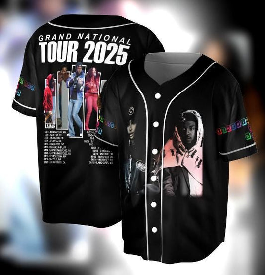 Ken-Lamar & SZ-A Grand National Tour 2025 Jersey, Ken-Lamar Shirt, SZ-A Shirt