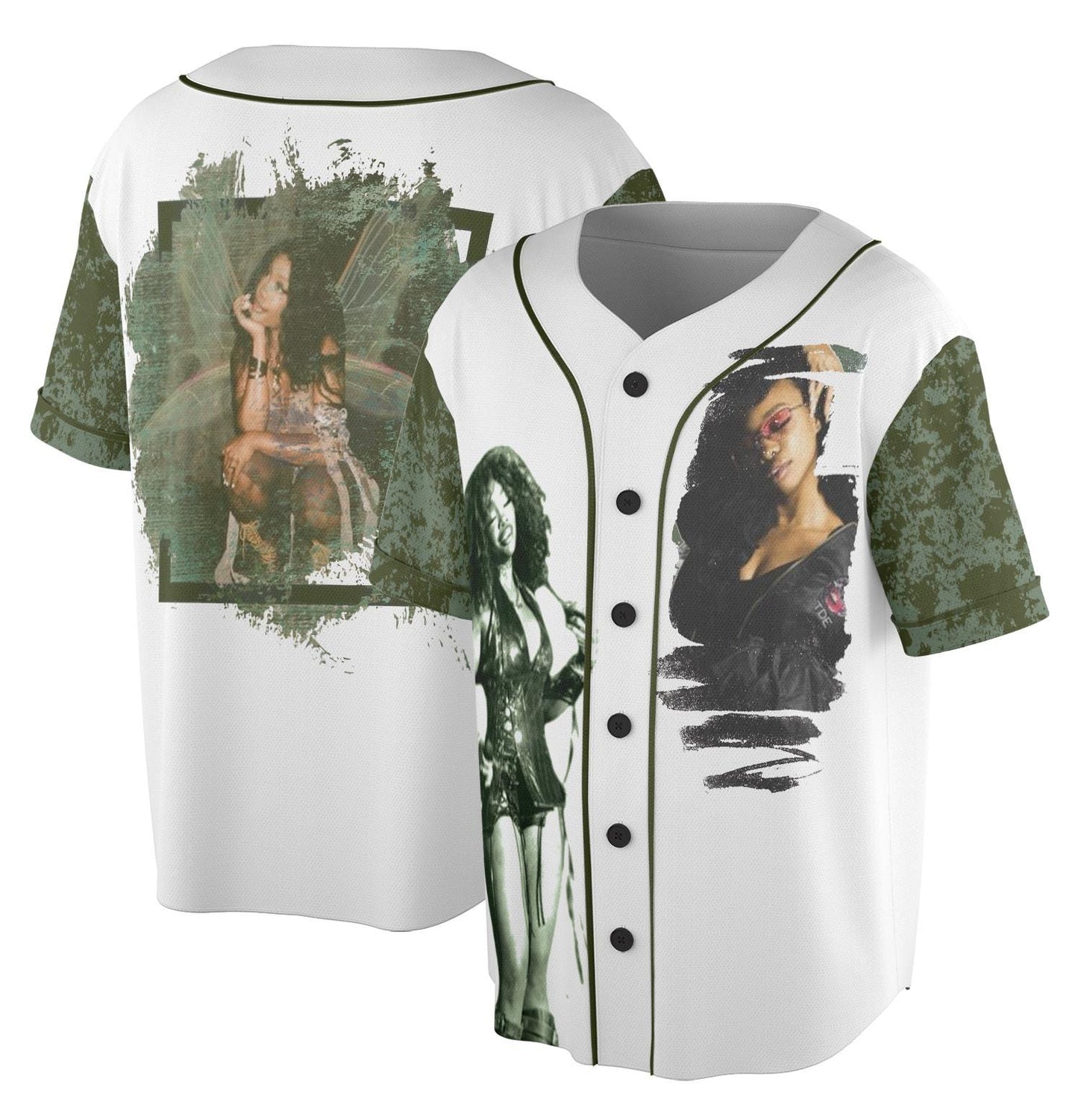 SZA SOS Retro Aesthetic Baseball Jersey, Vintage-Washed SZA Jersey, R&B Tour Graphic Tee