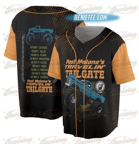 Vintage Post Malone Baseball Jersey, Malone Rap Music Jersey, F1 Trillion Tour Shirt, Posty Rapper Shirt