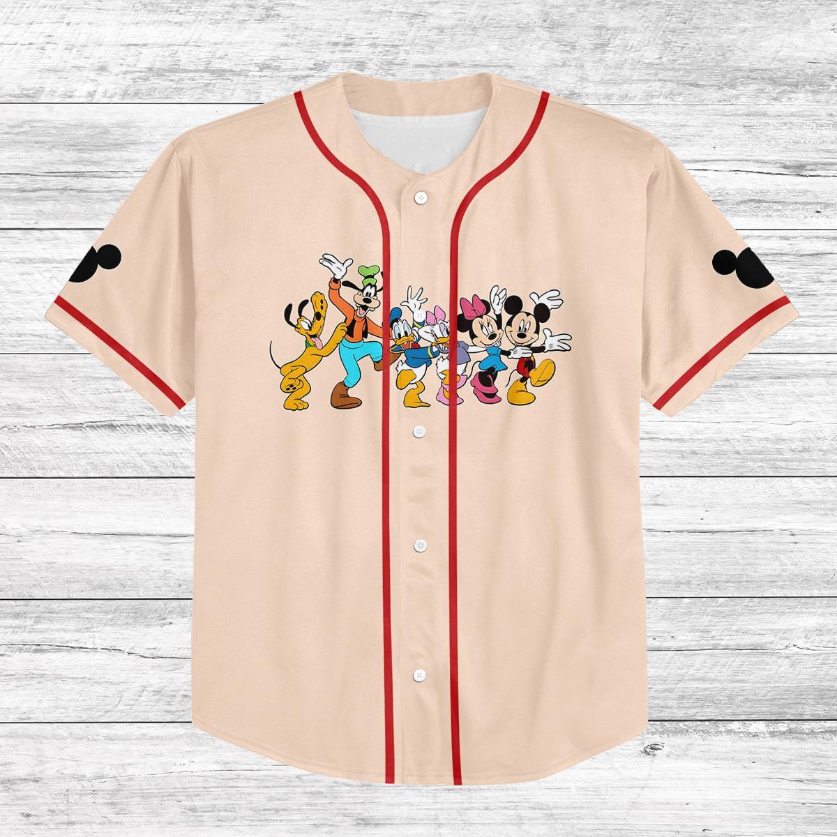 Custom Disney Trip 2025 Baseball Jersey, Matching Family Disney Shirt, Personalized Disney Vacation Outfit, Disney Jersey