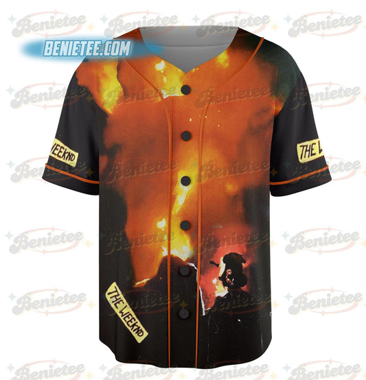 Vintage Washed TheWeeknd HurryUpTomorrow 2025 Oversize Tour Jersey, HipHop Streetwear Album Concert Unisex Top