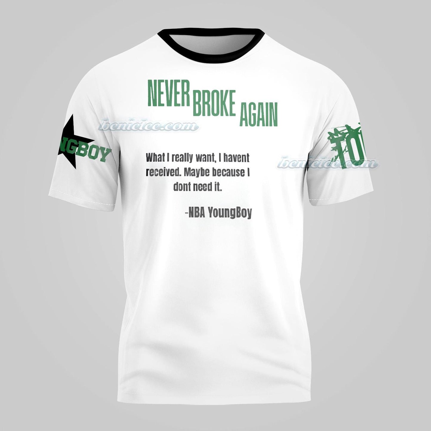 Vintage NBA Youngboy Never Broke Again 3D T-Shirt