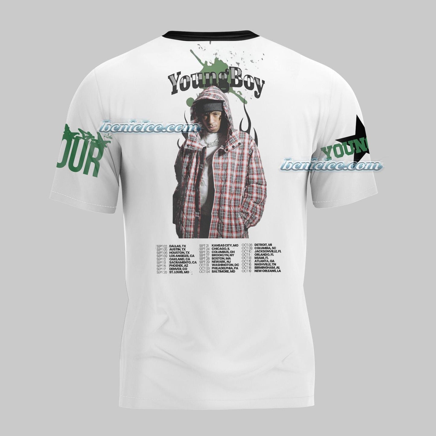 Vintage NBA Youngboy Never Broke Again 3D T-Shirt