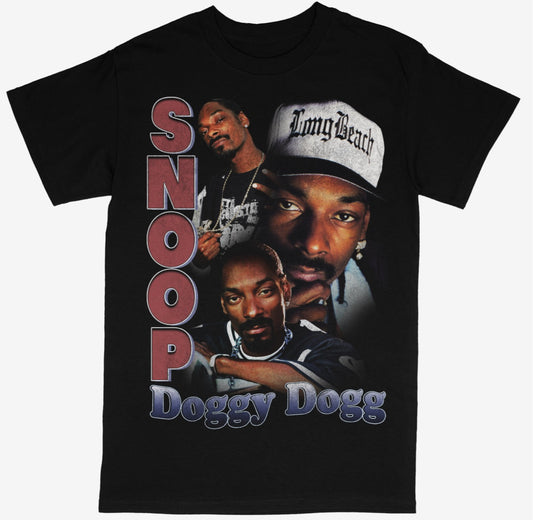 Snoop Doggy Dogg Tee Shirt West Coat Rap Style Concert Tour Music Artist
