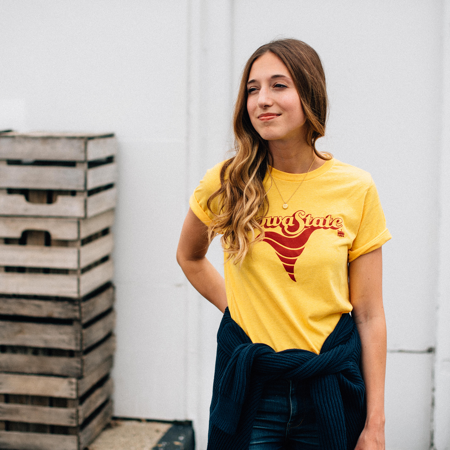 Vintage Iowa State Cyclones Logo Tee Style001