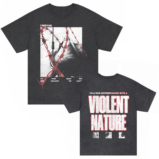 Violent Nature Tee (Vintage Black)