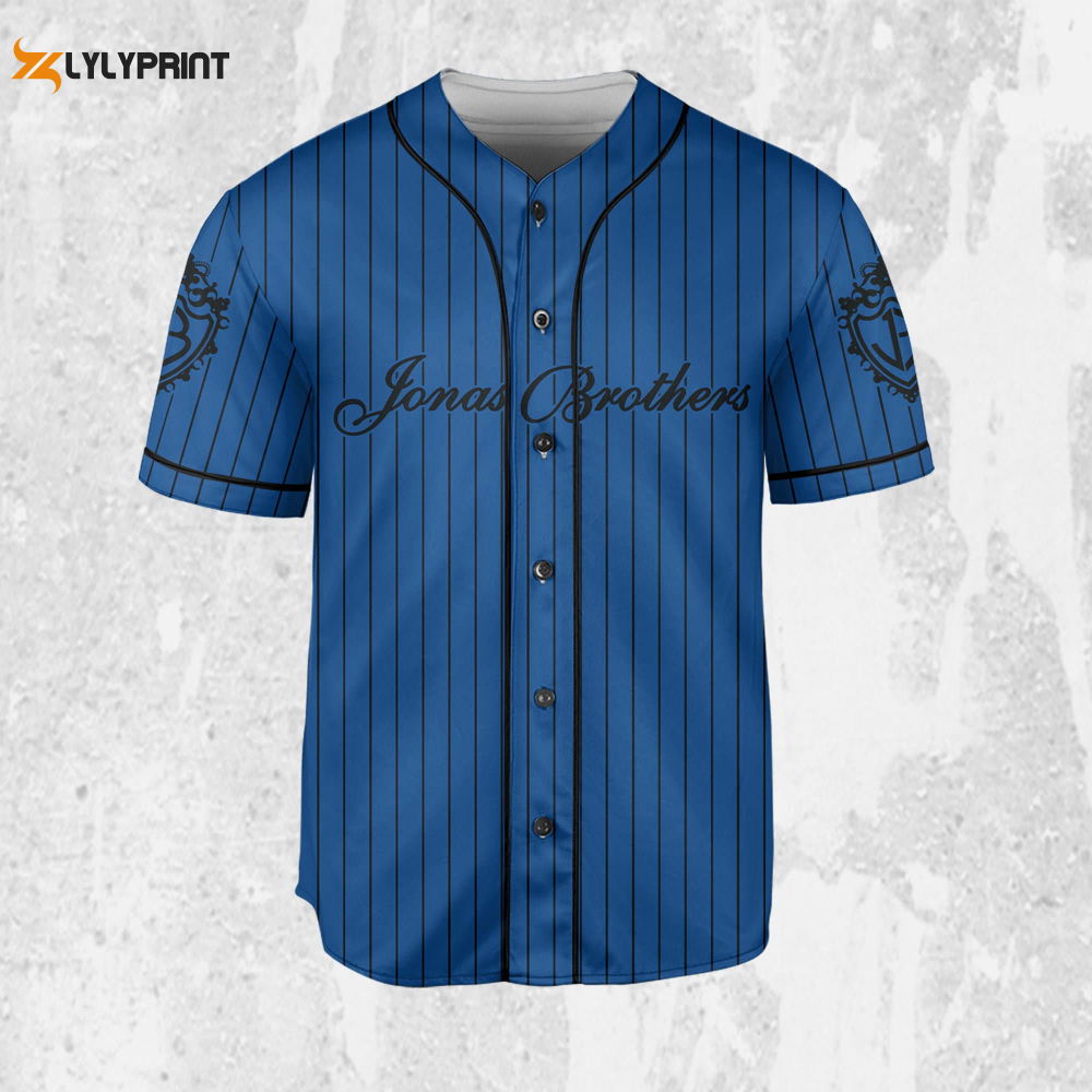 Jonas Brothers The Tour 2023 Blue Jersey, Jonas Brothers Baseball Jersey - lylyprint.com