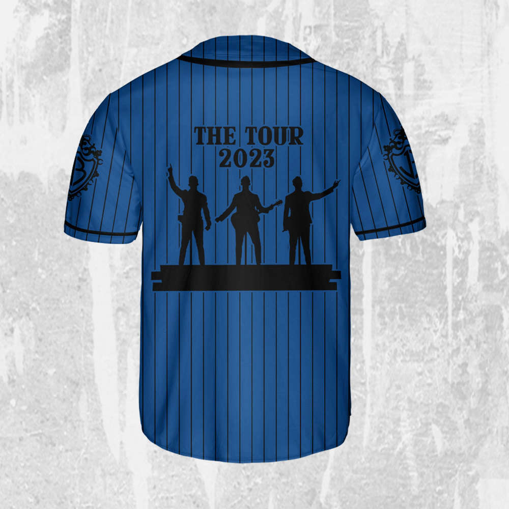 Jonas Brothers The Tour 2023 Blue Jersey, Jonas Brothers Baseball Jersey - lylyprint.com