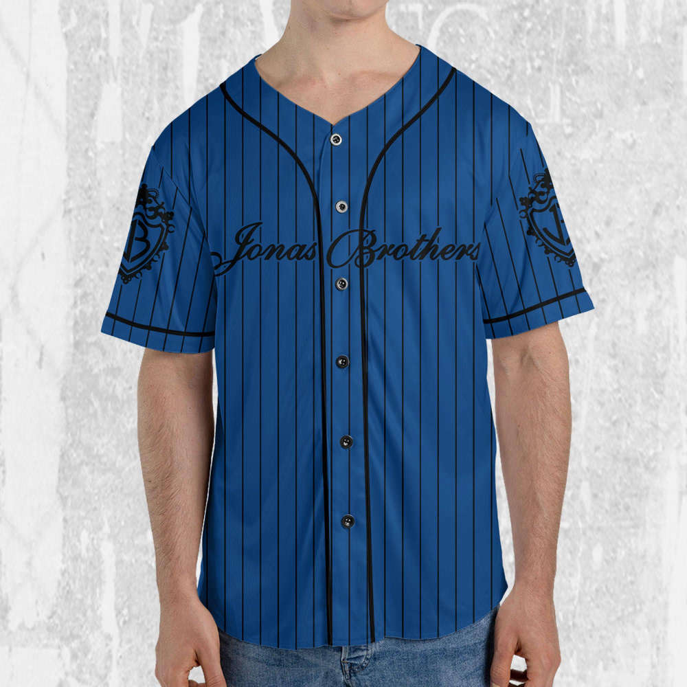 Jonas Brothers The Tour 2023 Blue Jersey, Jonas Brothers Baseball Jersey - lylyprint.com