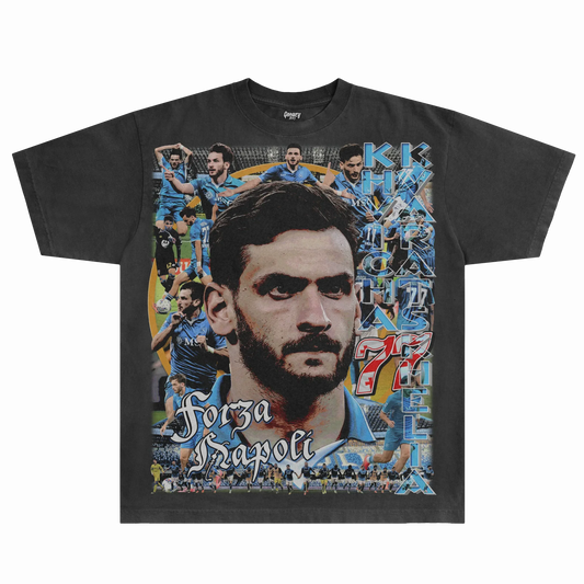 Khvicha Kvaratskhelia Napoli Tee Style001
