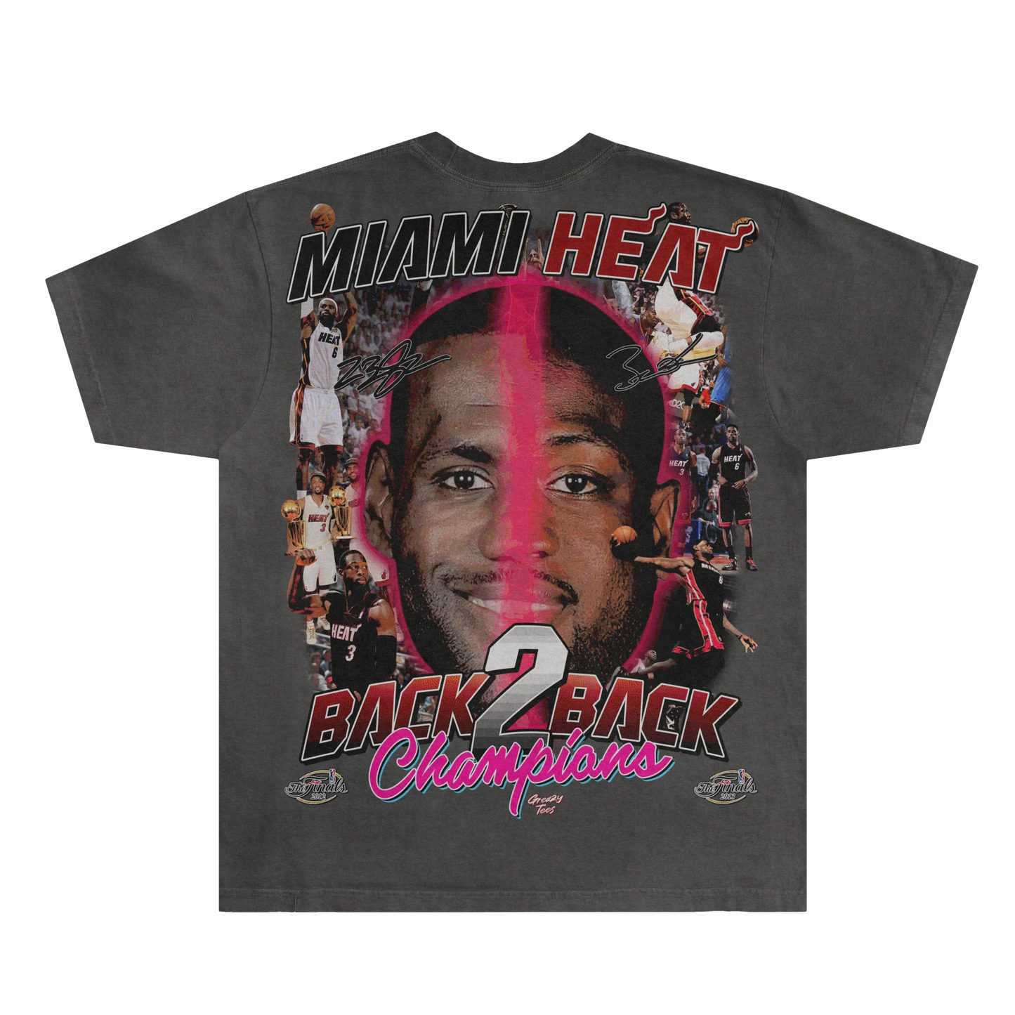 LeBron & Wade '12-13 Heat Classic Tee Style002